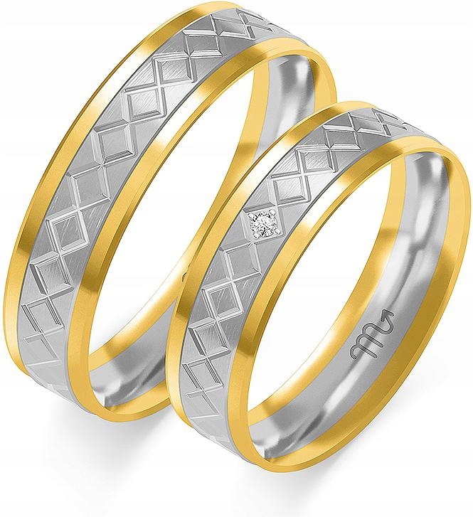 Zlaté snubní prsteny na svatební obřad 585 vel 11 12 13, svatební kolekce 14k