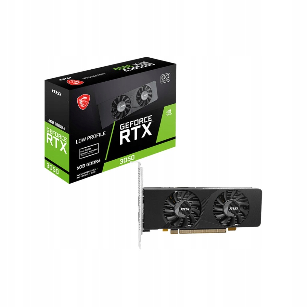 Grafická karta Msi Geforce Rtx 3050 Lp 6 Gb