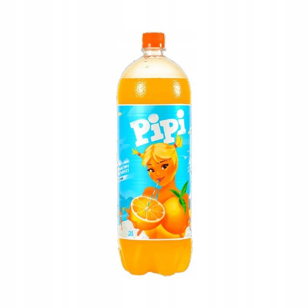 Sycený nápoj Pipi oranžový 6x2 l, svařák, osvěžující nápoj
