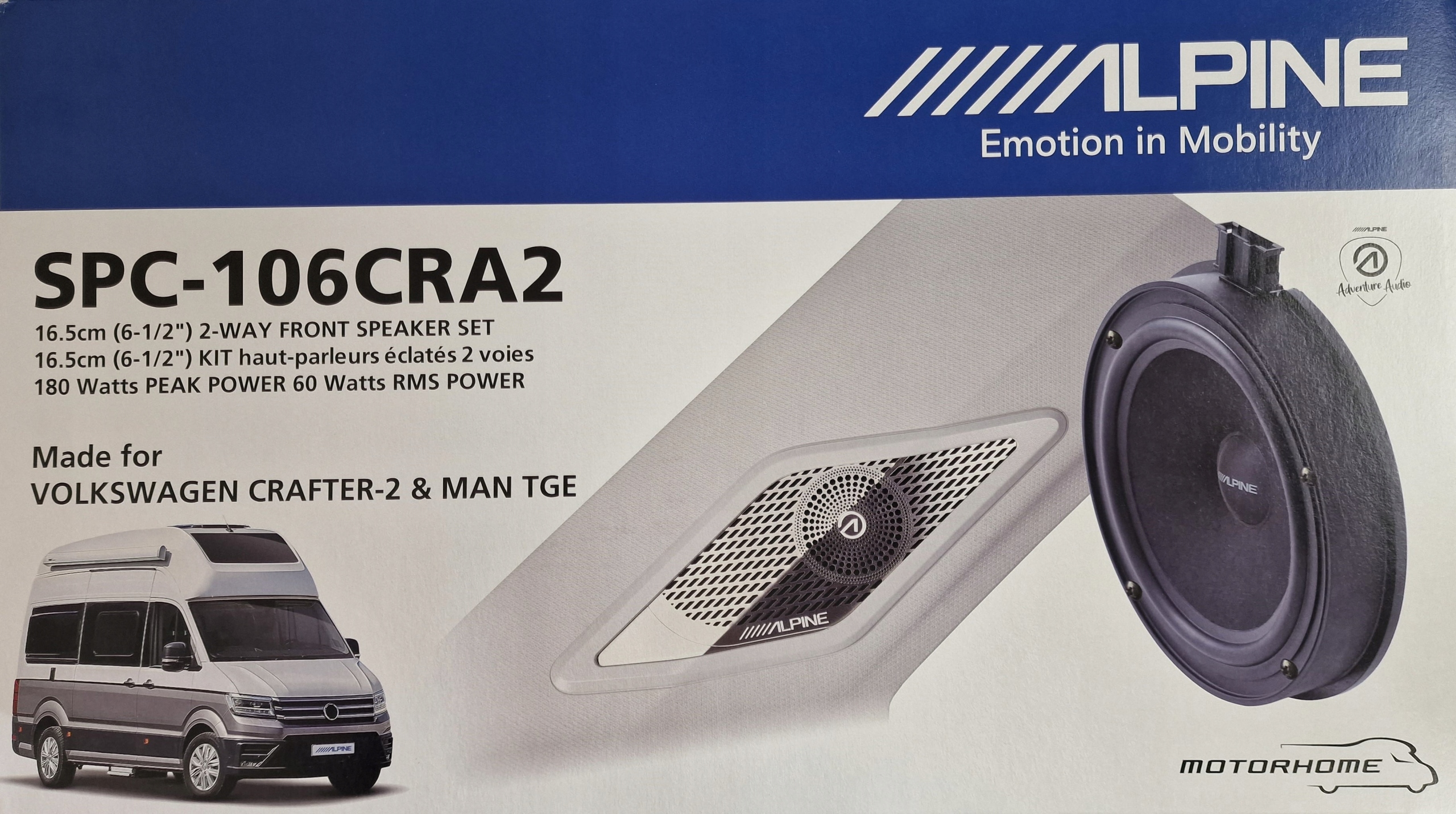 Dedykowany zestaw ALPINE SPC-106CRA2 - VW CRAFTER Kod producenta SPC-106CRA2