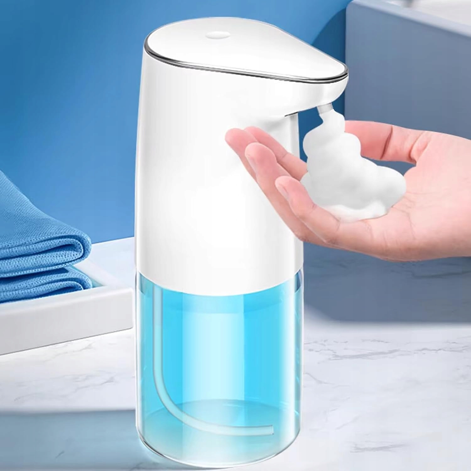 Automatický dávkovač mýdla 500 ml Usb-c bezdotykový Pir senzor