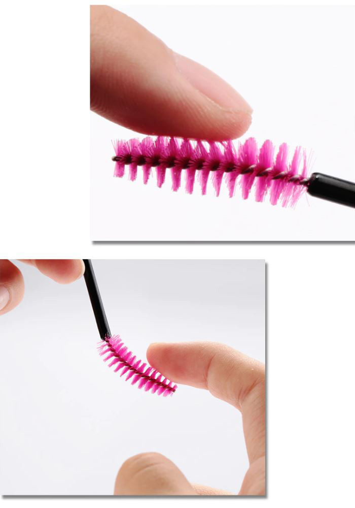 100x Szczoteczka do czesania rzęs brwi spirala Marka La Diosa