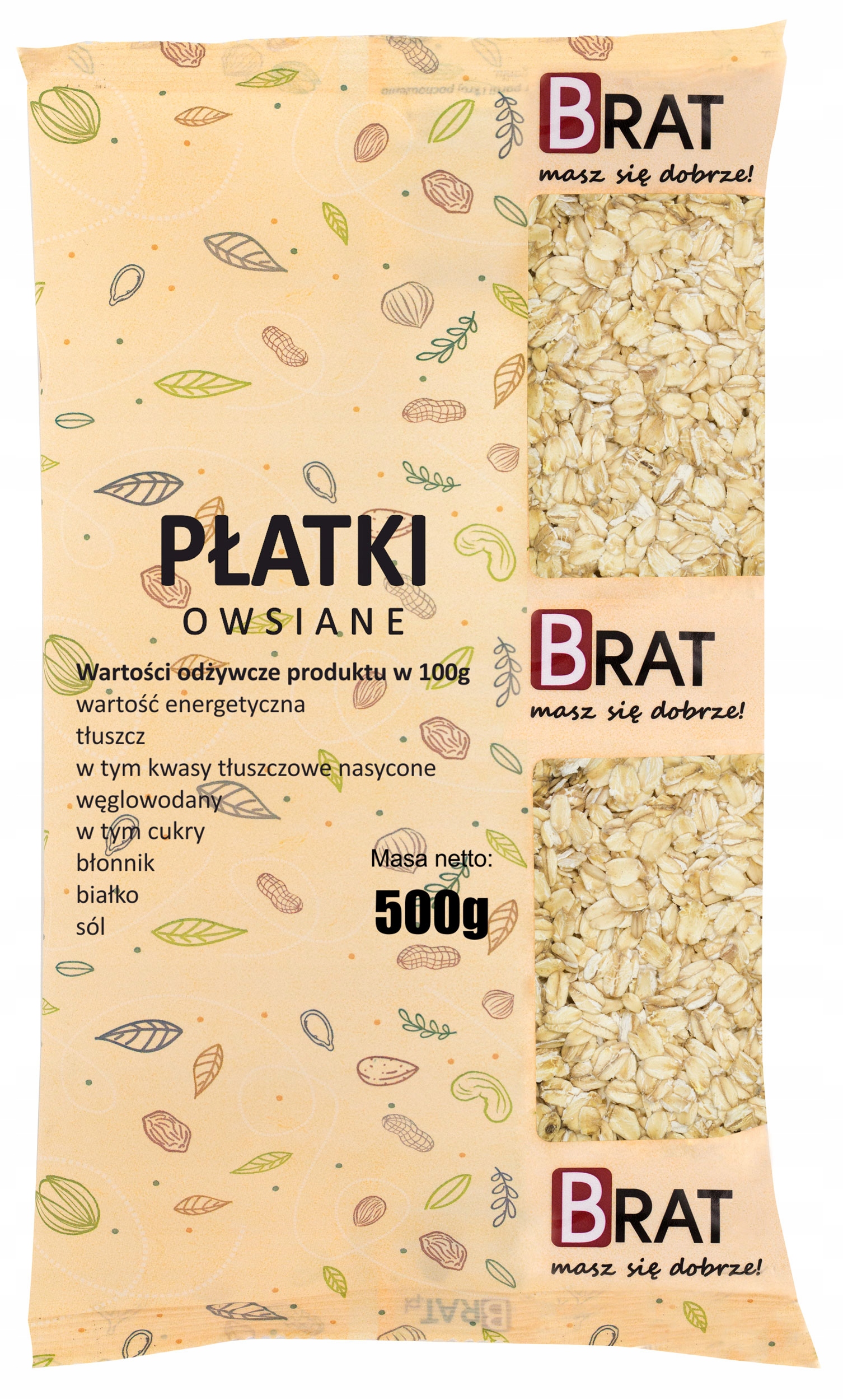 Levně 10X Brat Ovesné vločky 500 g