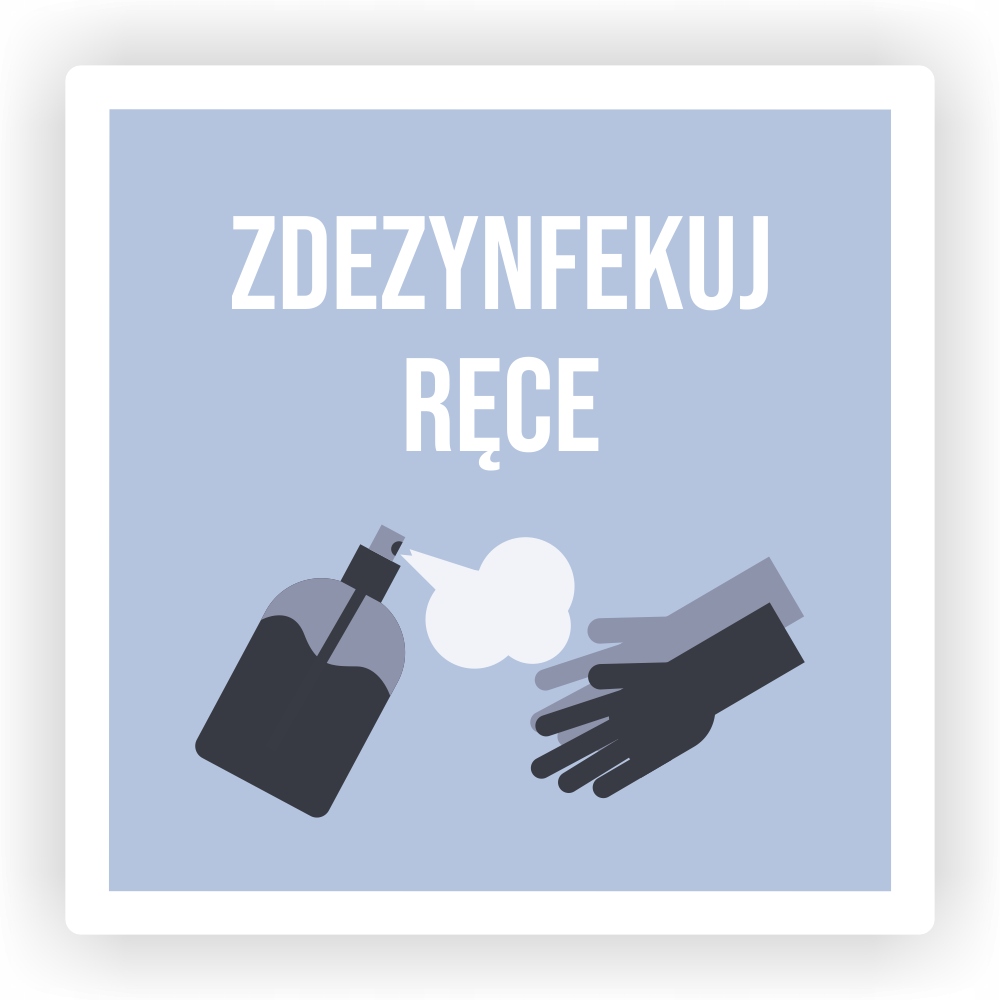 

Naklejka Zdezynfekuj Ręce 10 cm