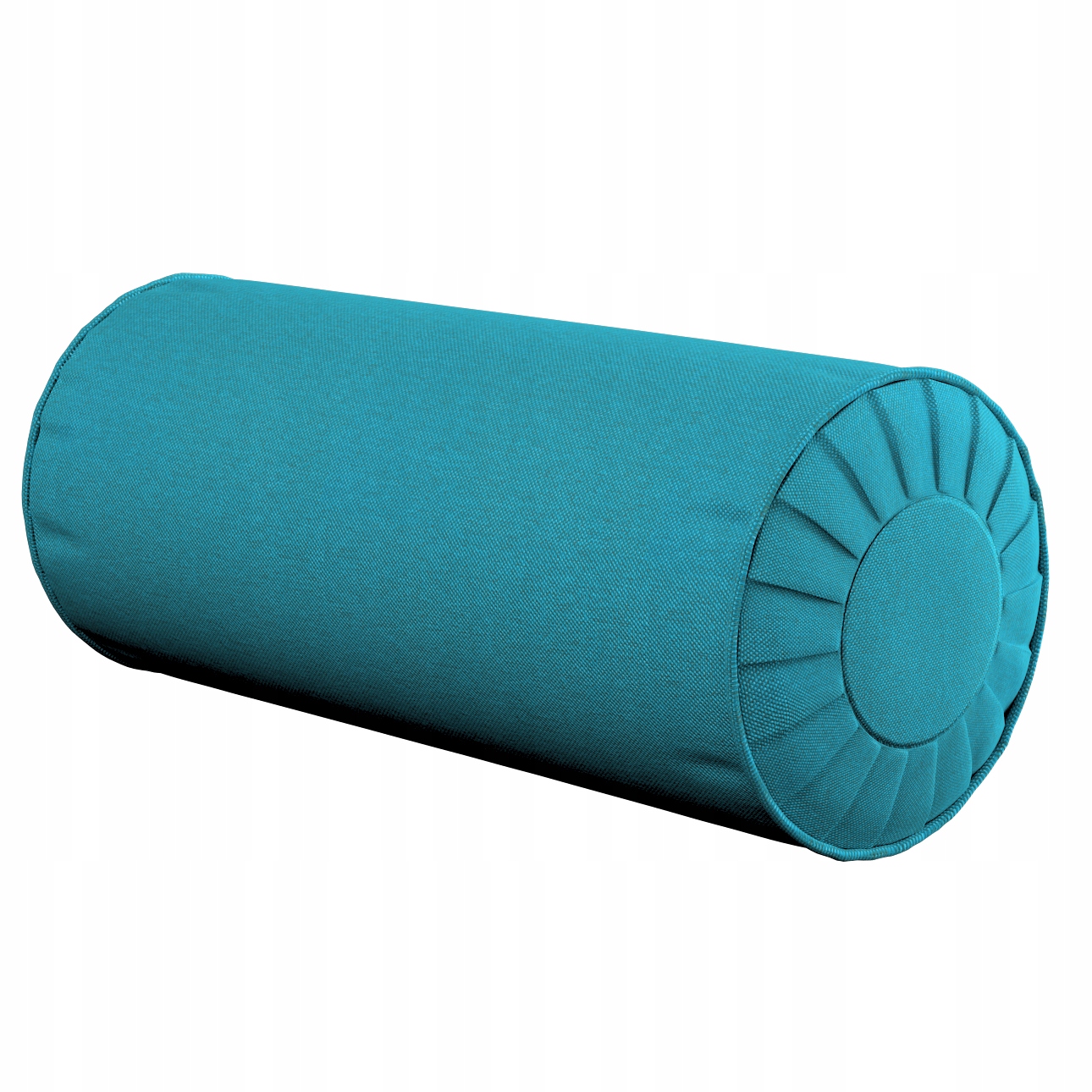 Polštář váleček s záložkami Ø20 x 50 cm modrý