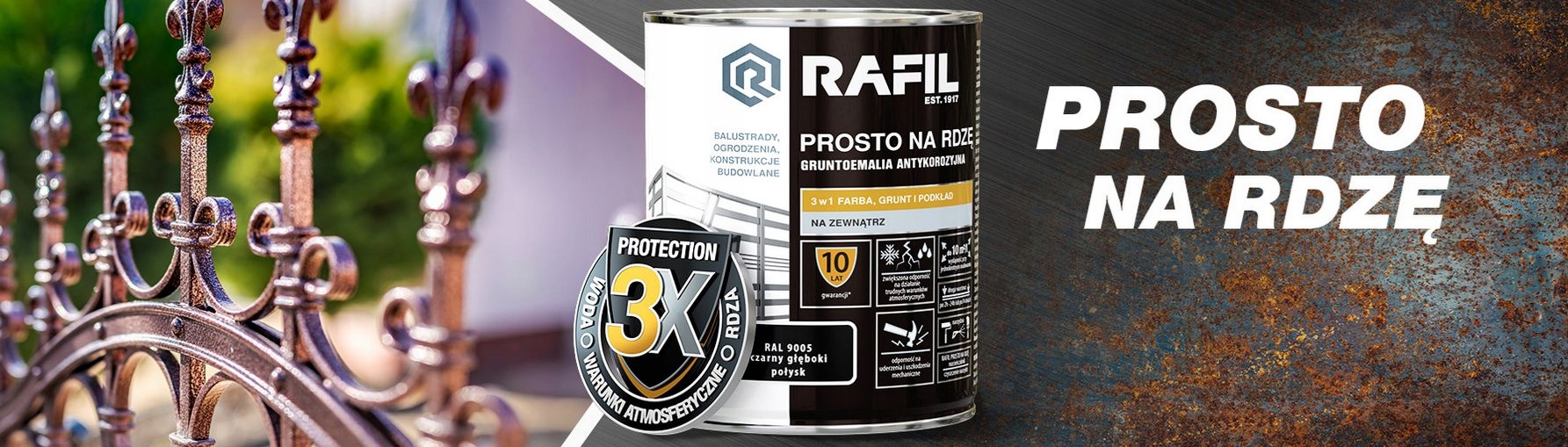 RAFIL Prosto Na Rdzę 0,5L Rozcieńczalnik Numer katalogowy producenta 000000000096020382