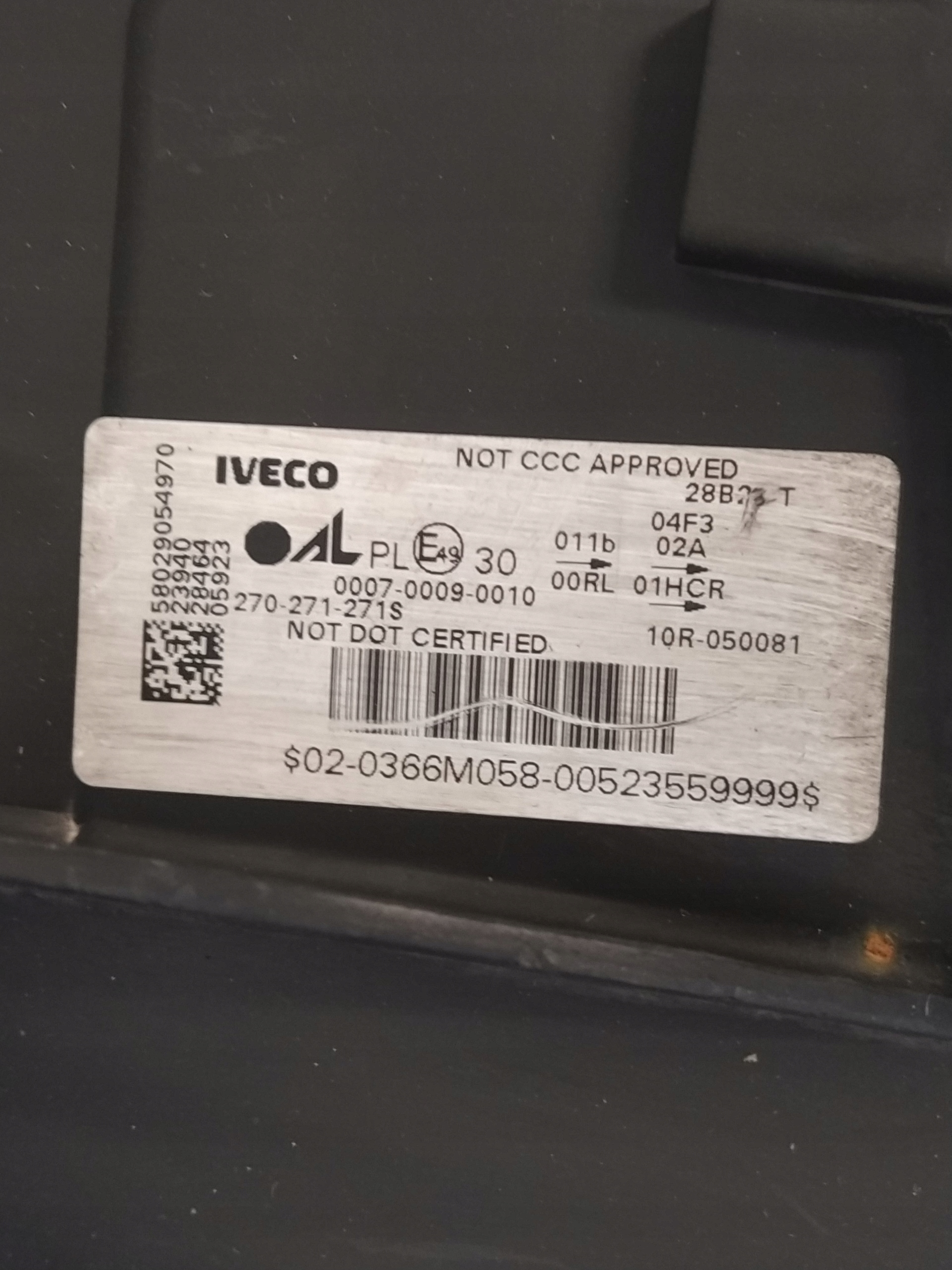 IVECO STRALIS S-WAY 19- REFLEKTOR light FULL LED left right complete ORG