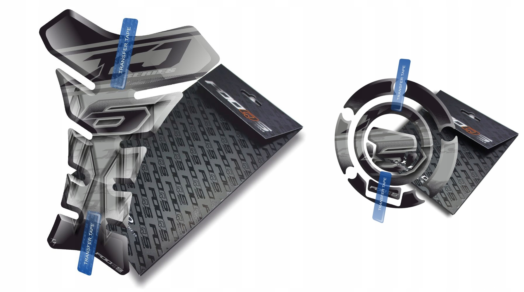 Tank-pad Cap-pad od společnosti Fooqs pro Yamaha XJ-6 Stříbrný