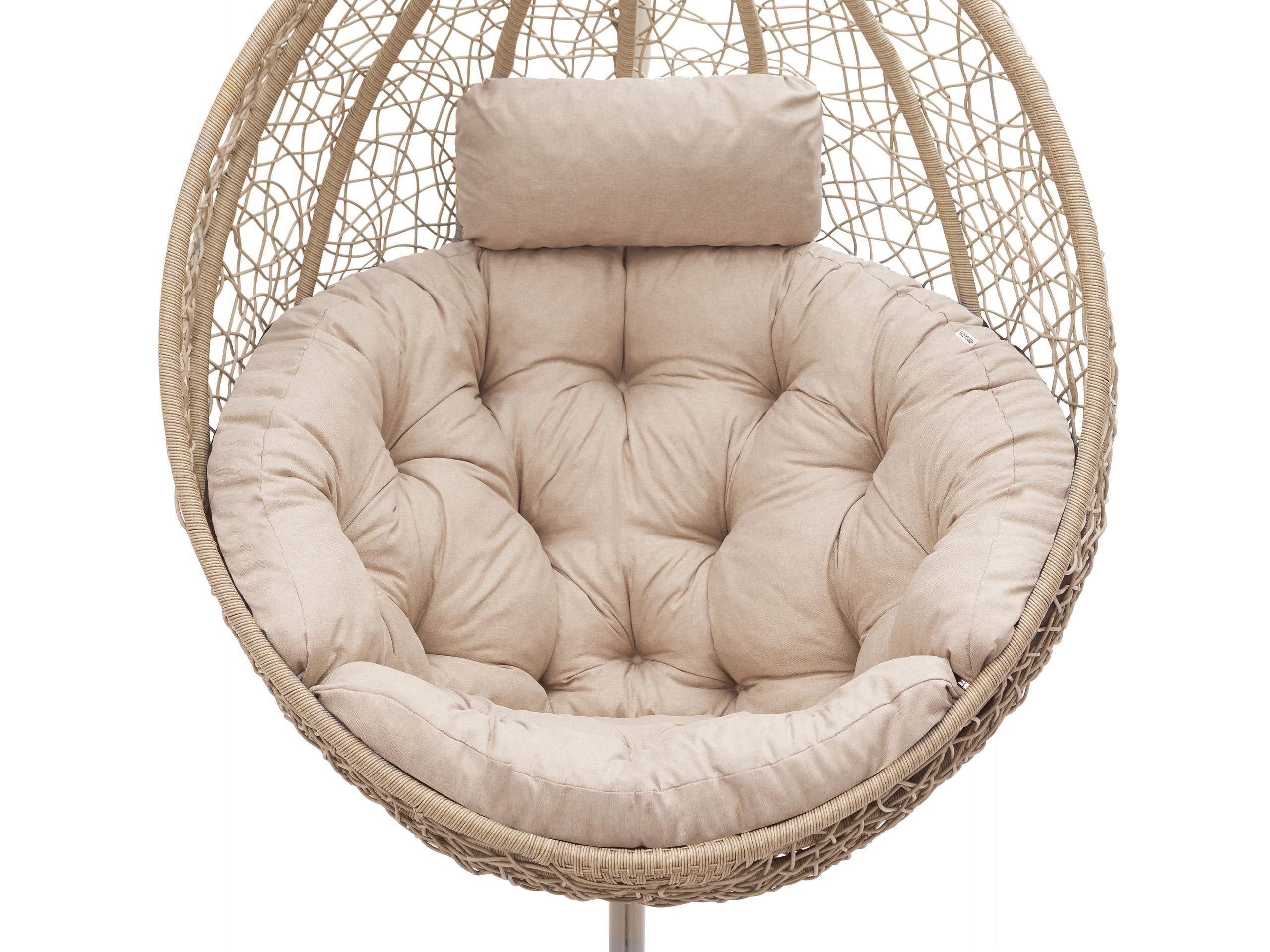 Poduszka na huśtawkę ogrodową, Wodoodporna Poducha na fotel wiszący kokon