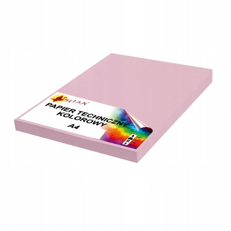 

Papier techniczny A4 160g brudny róż 50 arkuszy