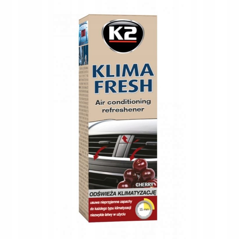 

K2 Klima Fresh Odgrzybiacz Klimatyzacji Cherry