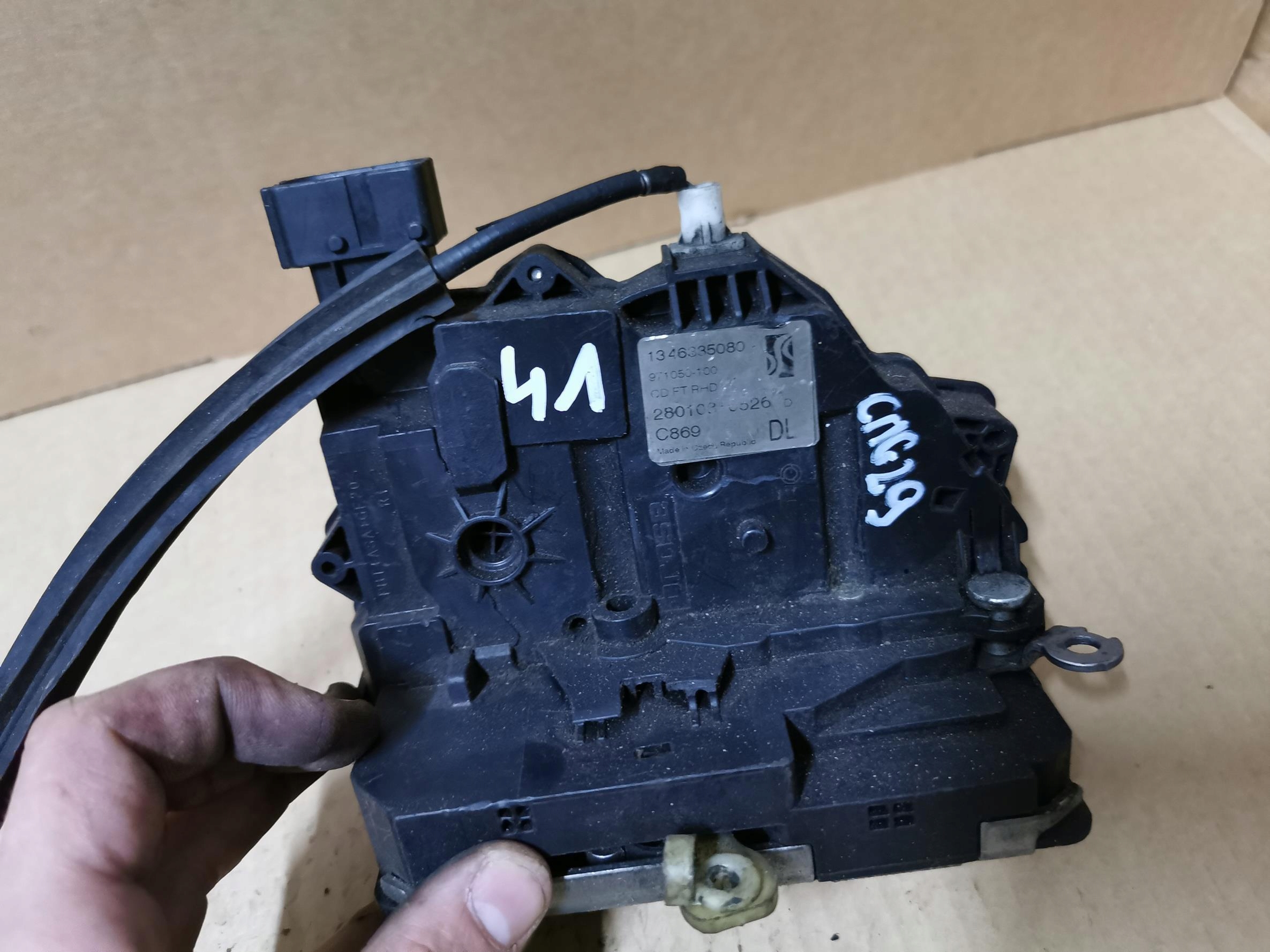 lock door right front FIAT DUCATO III 1346335080