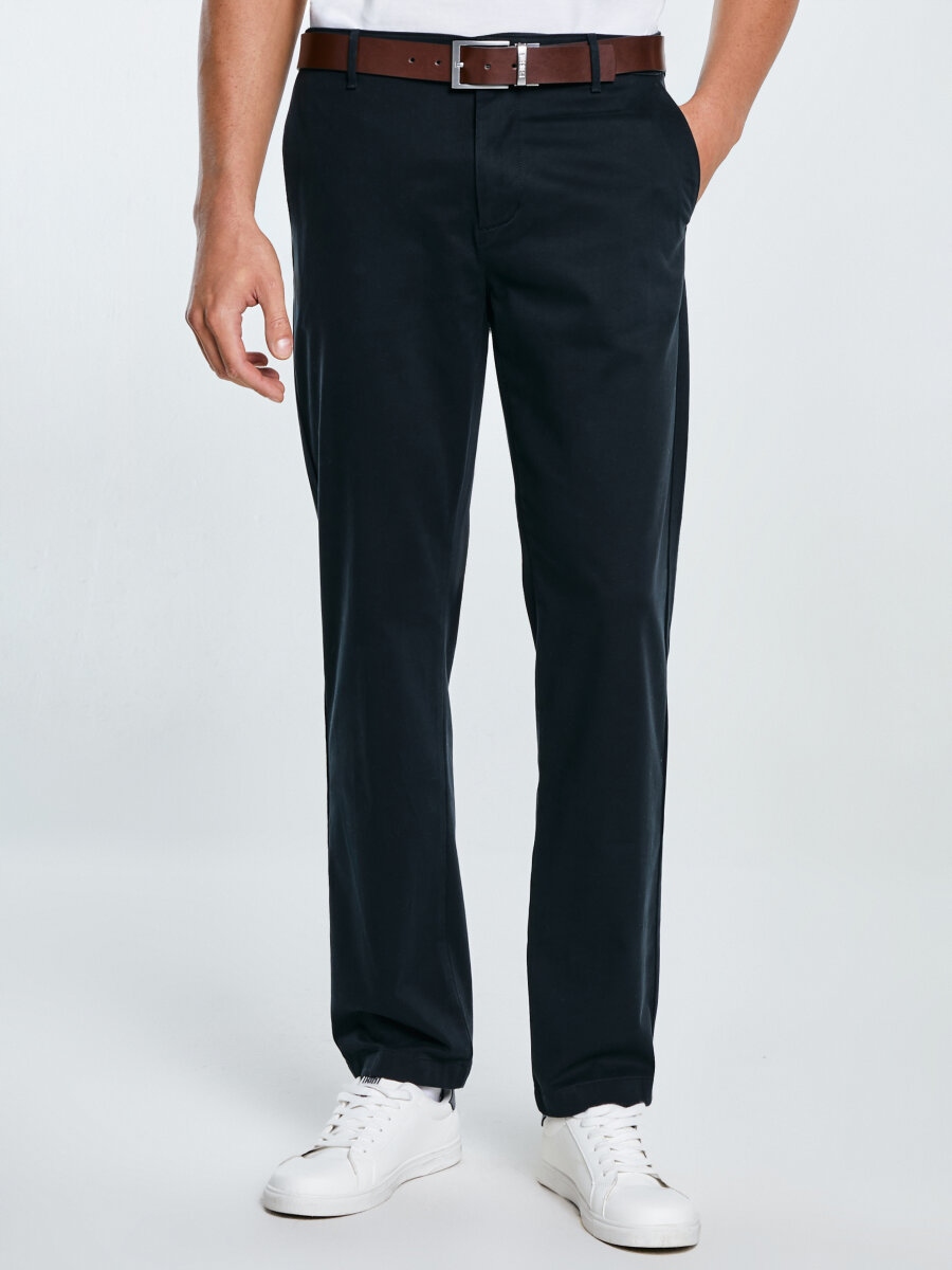 Big Star Pánské chino kalhoty černé Trevor 906 W32 L30