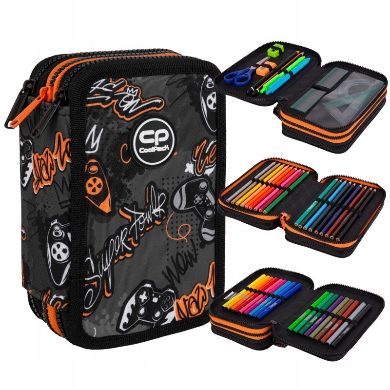 PIÓRNIK POTRÓJNY Z WYPOSAŻENIEM GAMER JUMPER 3 COOLPACK