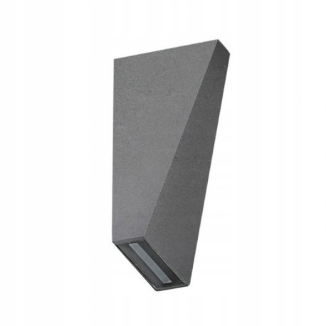 Venkovní nástěnné svítidlo moderní, šedá nástěnná lampa pro dům IP54 Zita XL