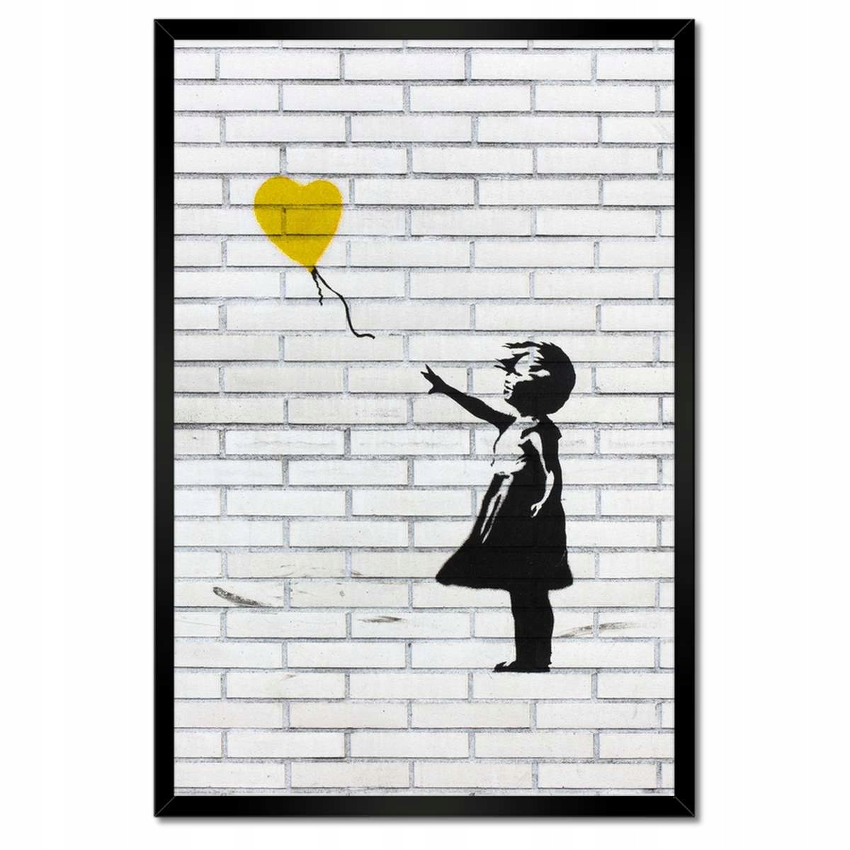 Plakáty v rámu 40x60 Banksy Balonek Dívka
