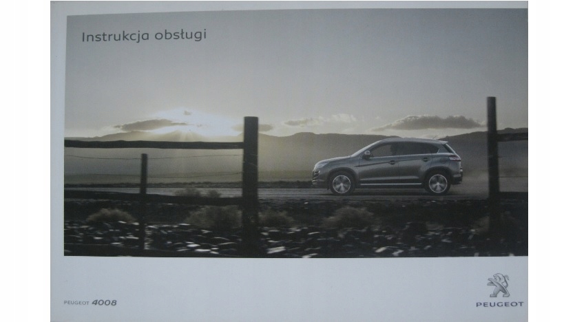 Peugeot 4008 2012-2016 польское руководство по эксплуатации