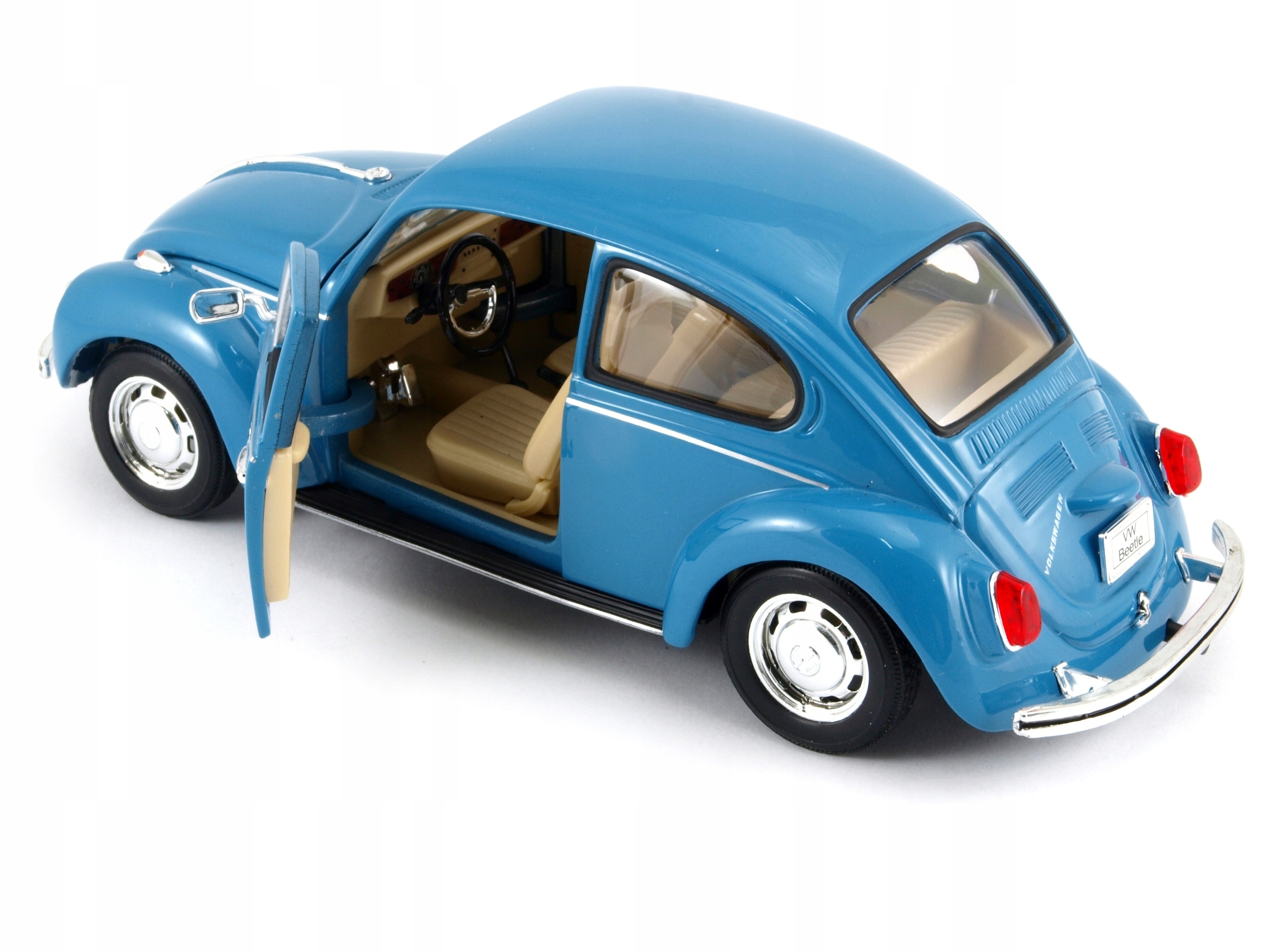 Volkswagen Beetle 1:24 WELLY 22436 niebieski Model ---
