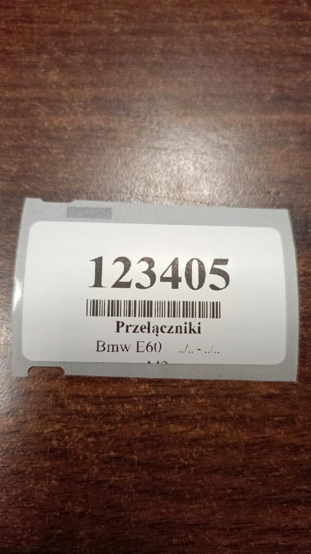 BMW E60 switch DSC GRZANIA seats 6949452