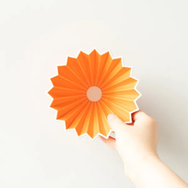 ORIGAMI Dripper Ceramiczny M Pomarańczowy Model Dripper Ceramiczny M Pomarańczowy