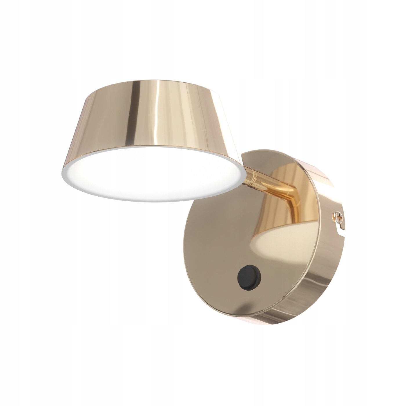 Luxusná nástenná lampa Timo Parette Gold Cct, elegantná zlatá nástenná lampa