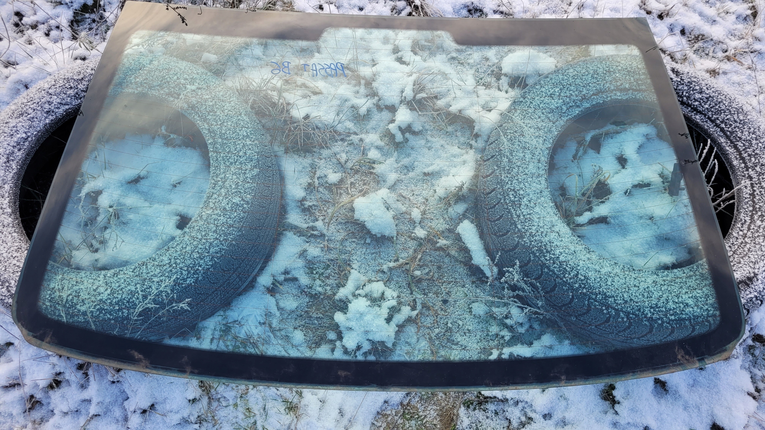 VW PASSAT B6 седан заднее стекло заднее 2007