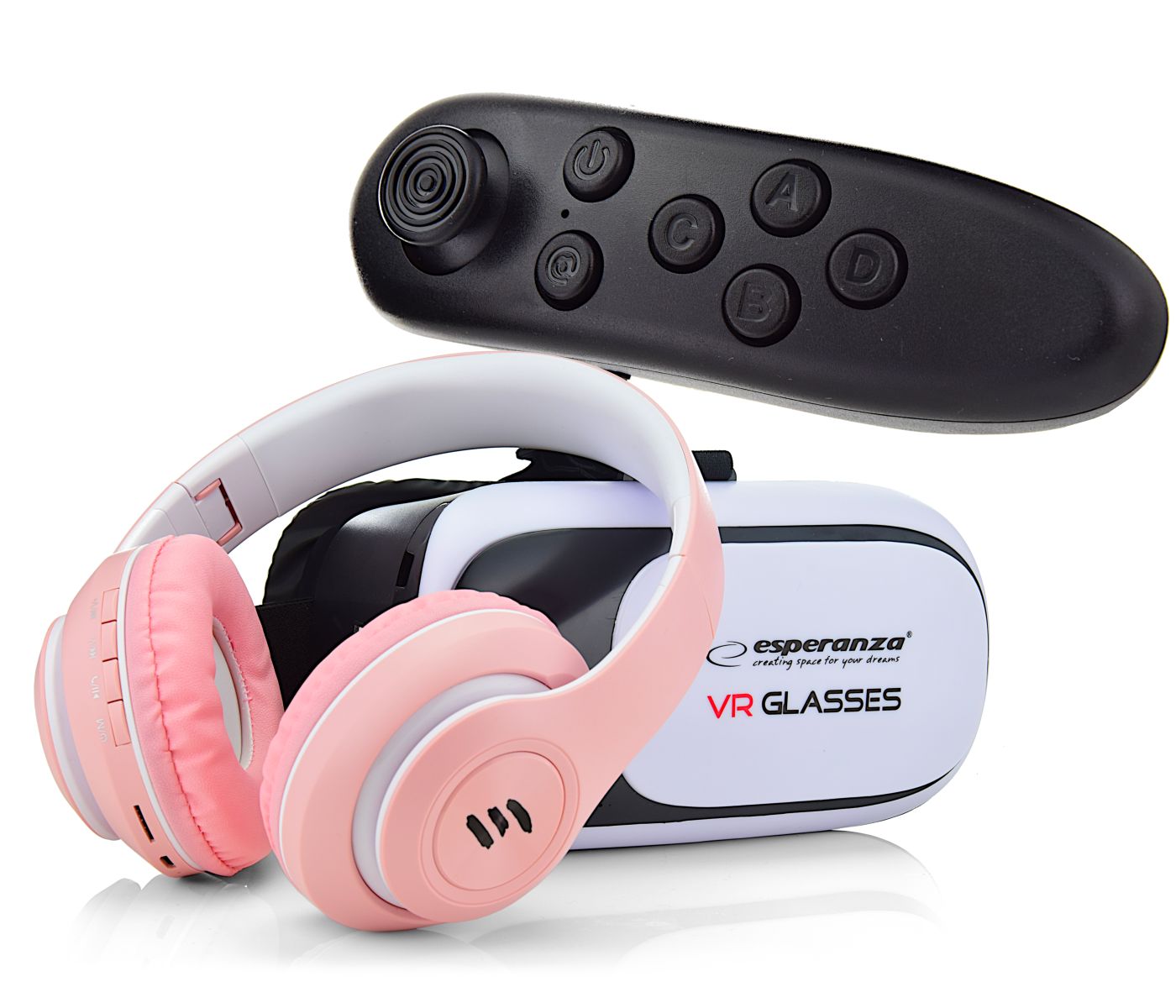 WIRTUALNA RZECZYWISTOŚĆ OKULARY GAMEPAD SŁUCHAWKI