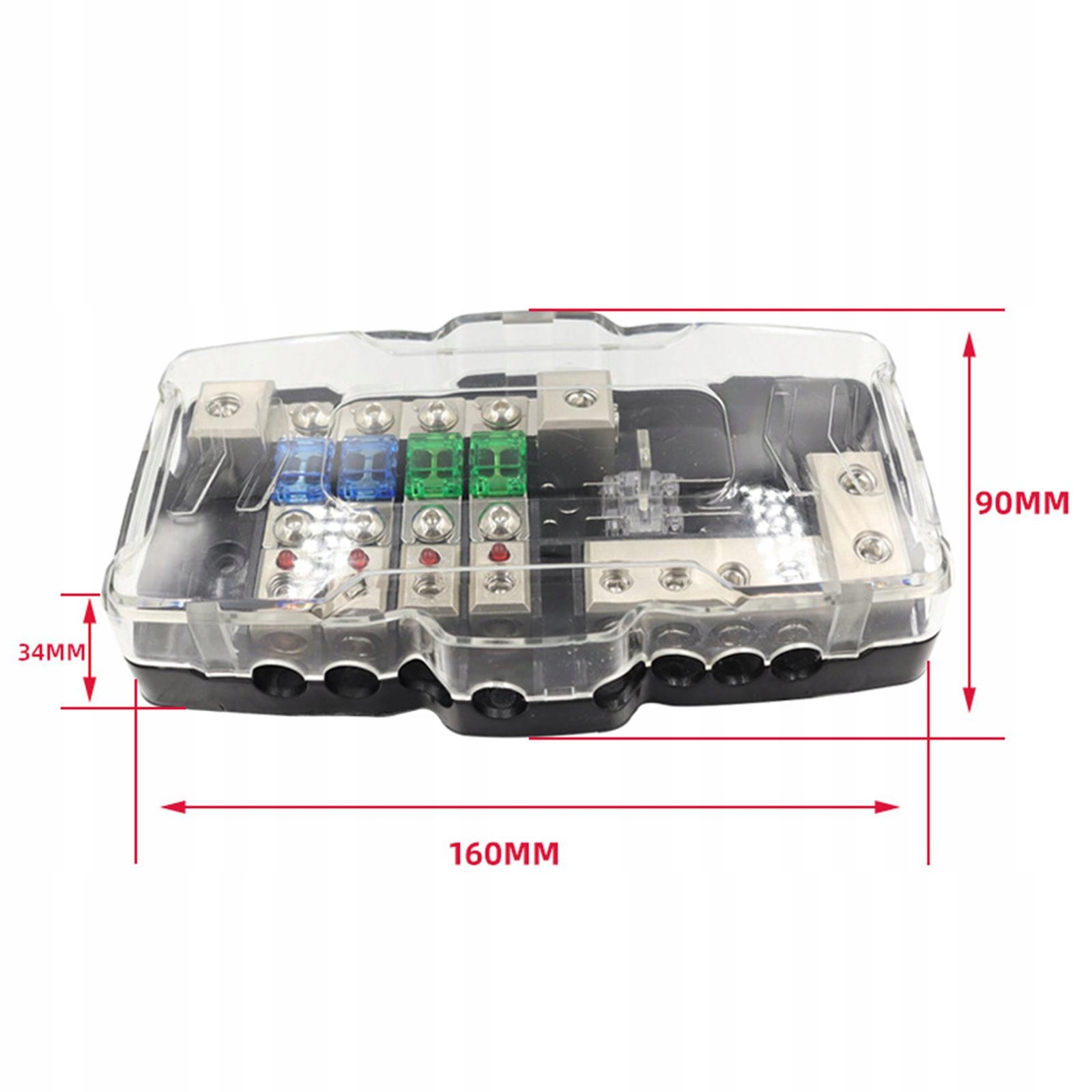 rozdzielczy bezpiecznika samochodowego do Waga produktu z opakowaniem jednostkowym 0.3 kg