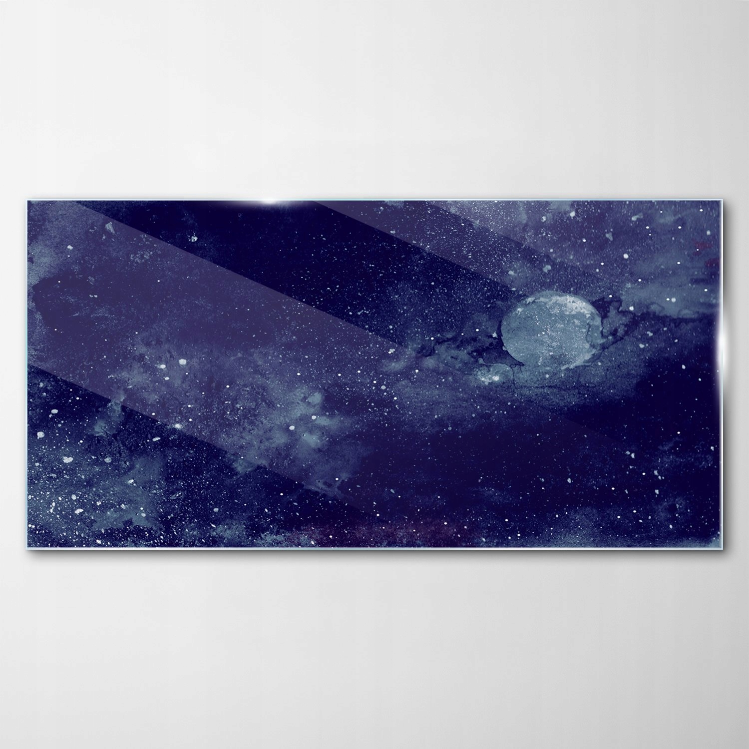 Tvrdený sklenený obraz Abstrakcia Vesmír 100x50