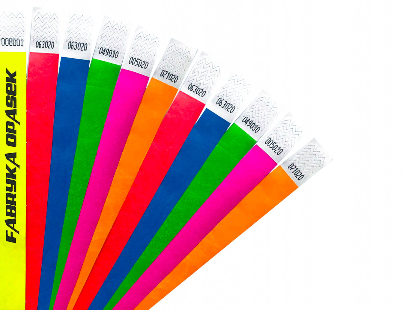 Tyvek дискотека браслеты 19 мм - 200 шт.