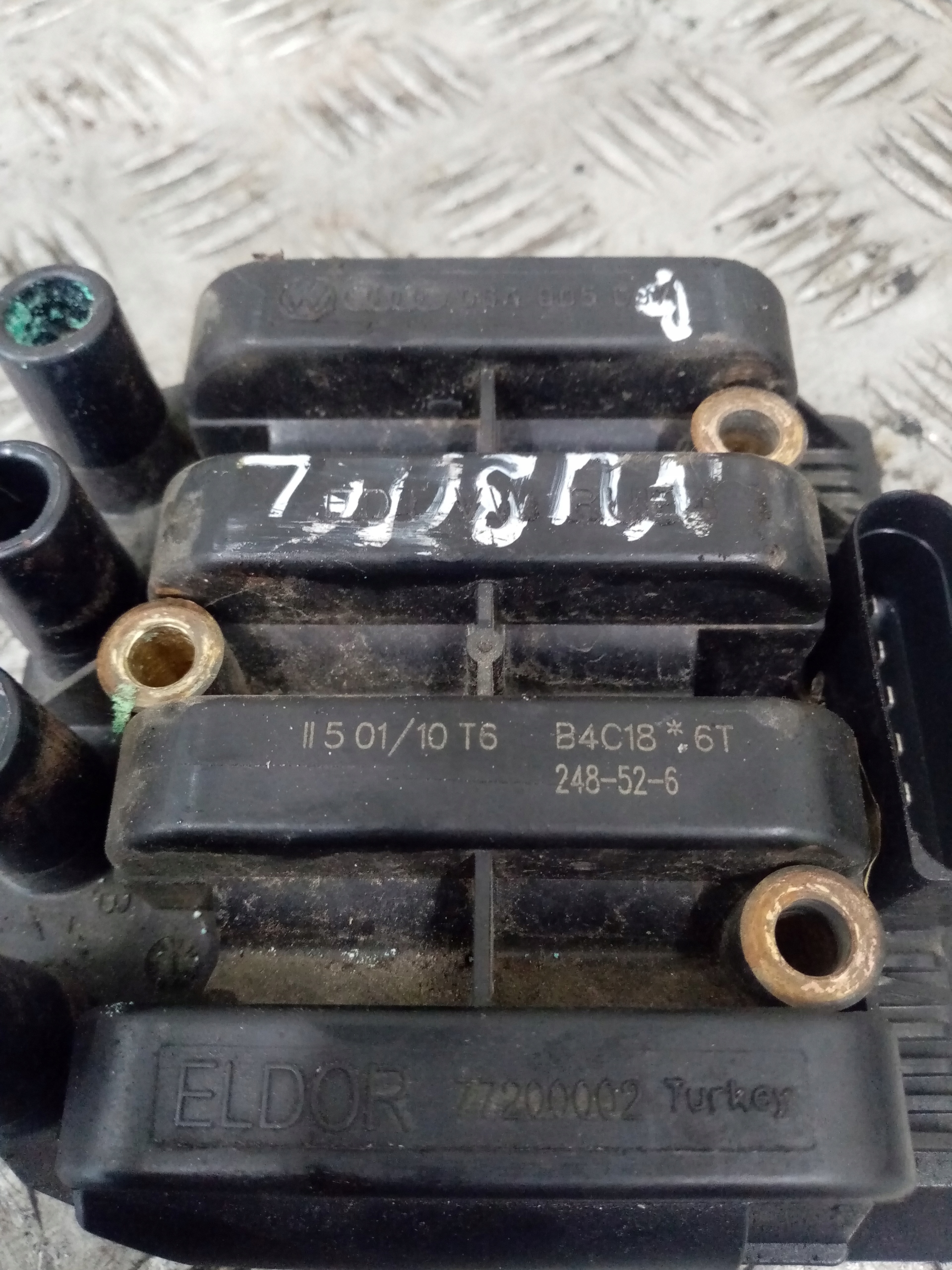 coil ignition VOLKSWAGEN NEW BEETLE 2.0 B ELDOR 77200002