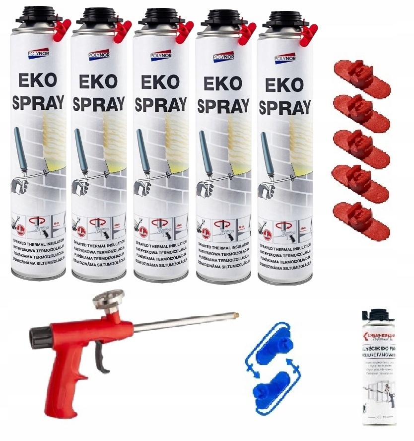 x 5 striekaná Pur pena Polynor Eko zateplenie podkrovia garáže