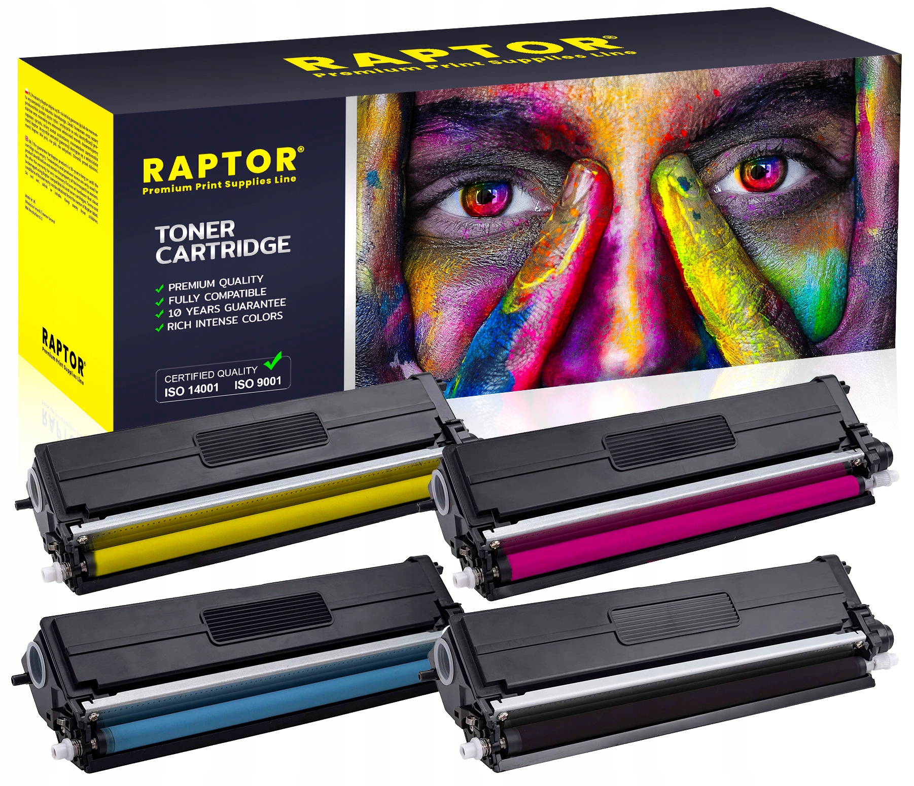 

4x Toner Do Brother MFC-9560CDW MFC-9970CDW TN-325