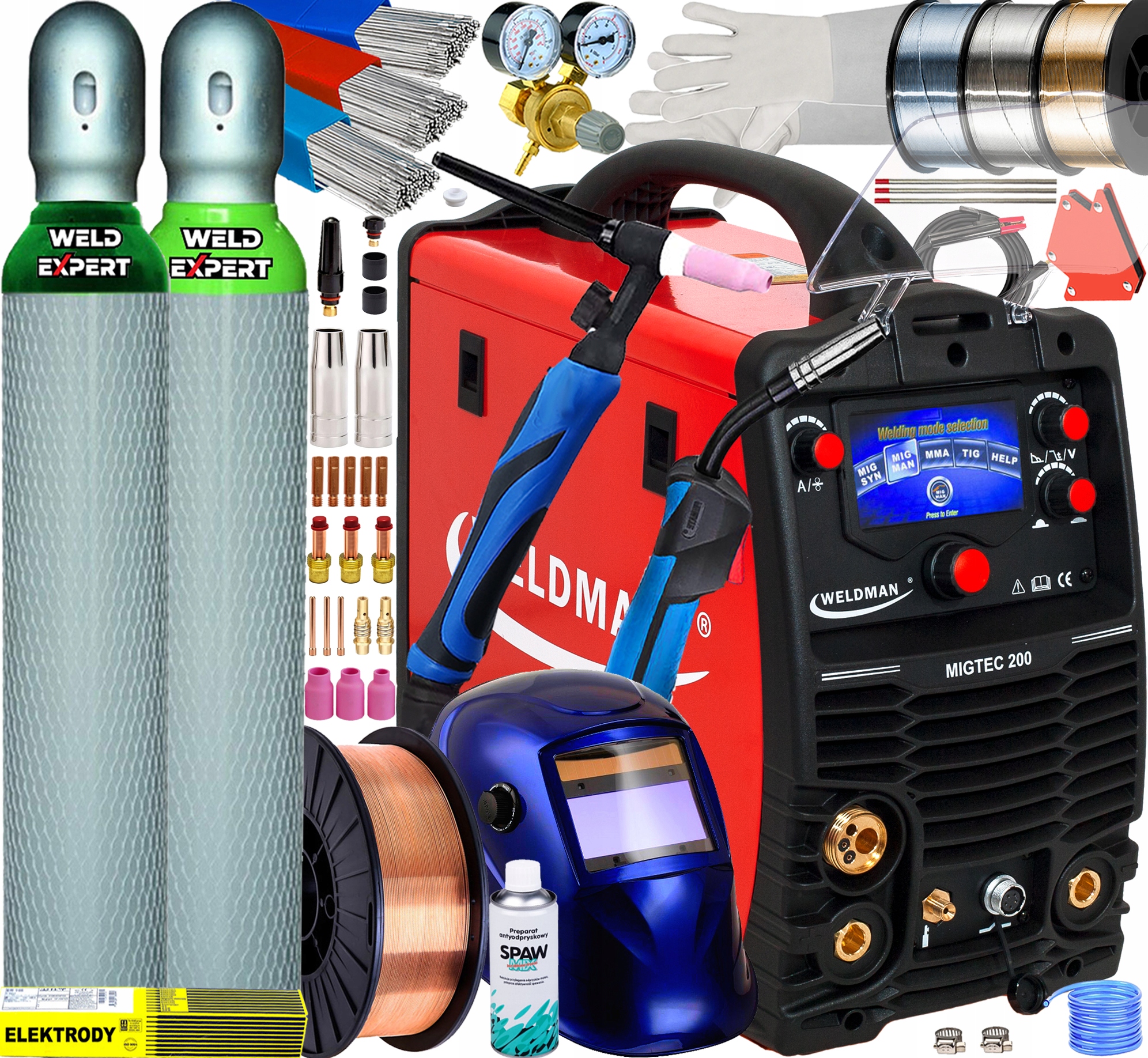 SPAWARKA PÓŁAUTOMAT WELDMAN MMA EURO SYNERGIA IGBT