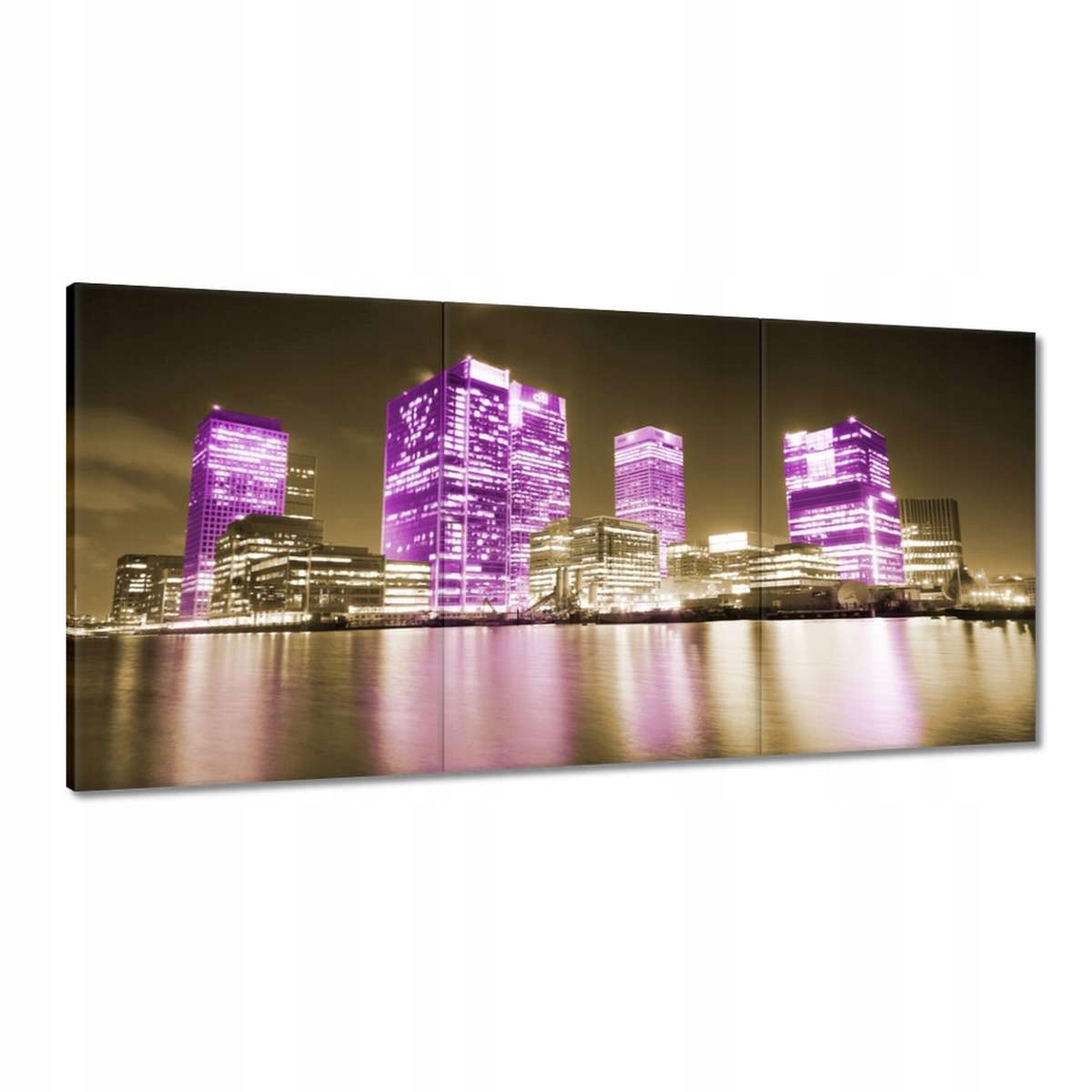 Obrazy 180x90 Fialové mrakodrapy Anglicka