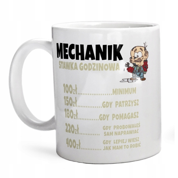 

Stawka godzinowa mechanik kubek