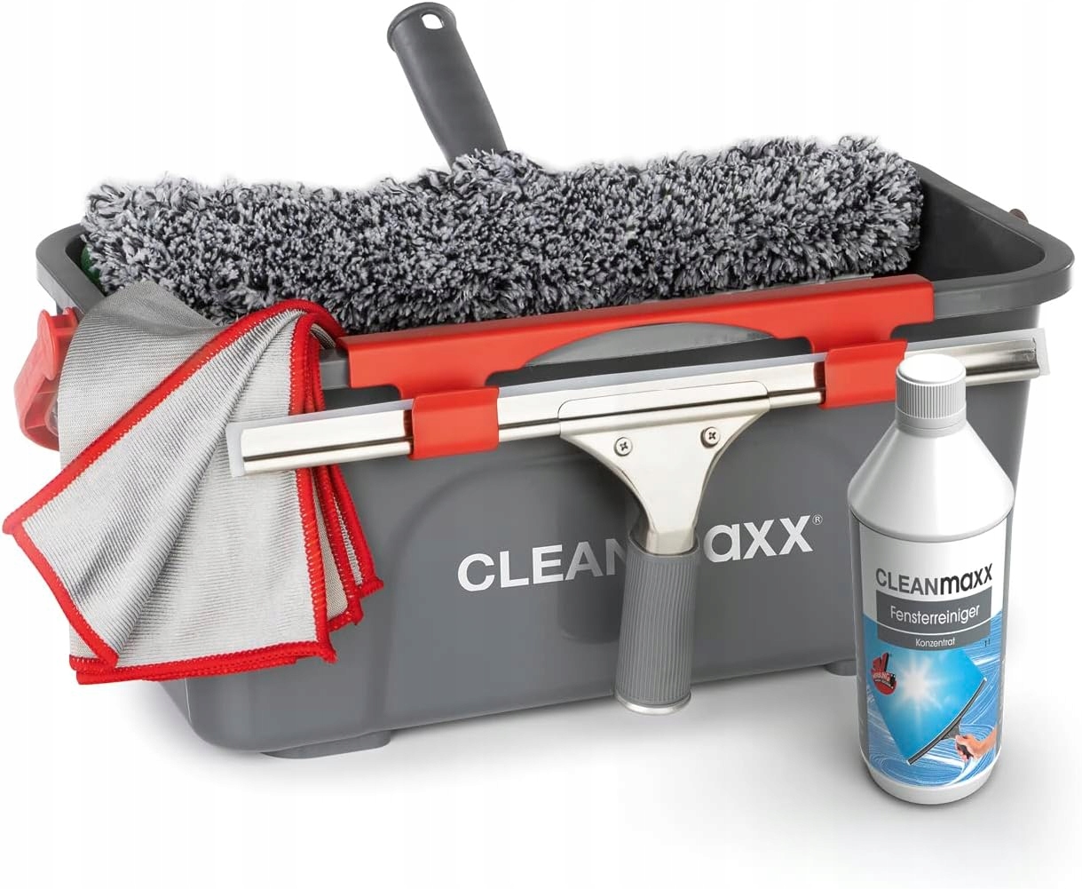 Levně CLEANmaxx 7-dílná sada na čištění oken bez šmouh