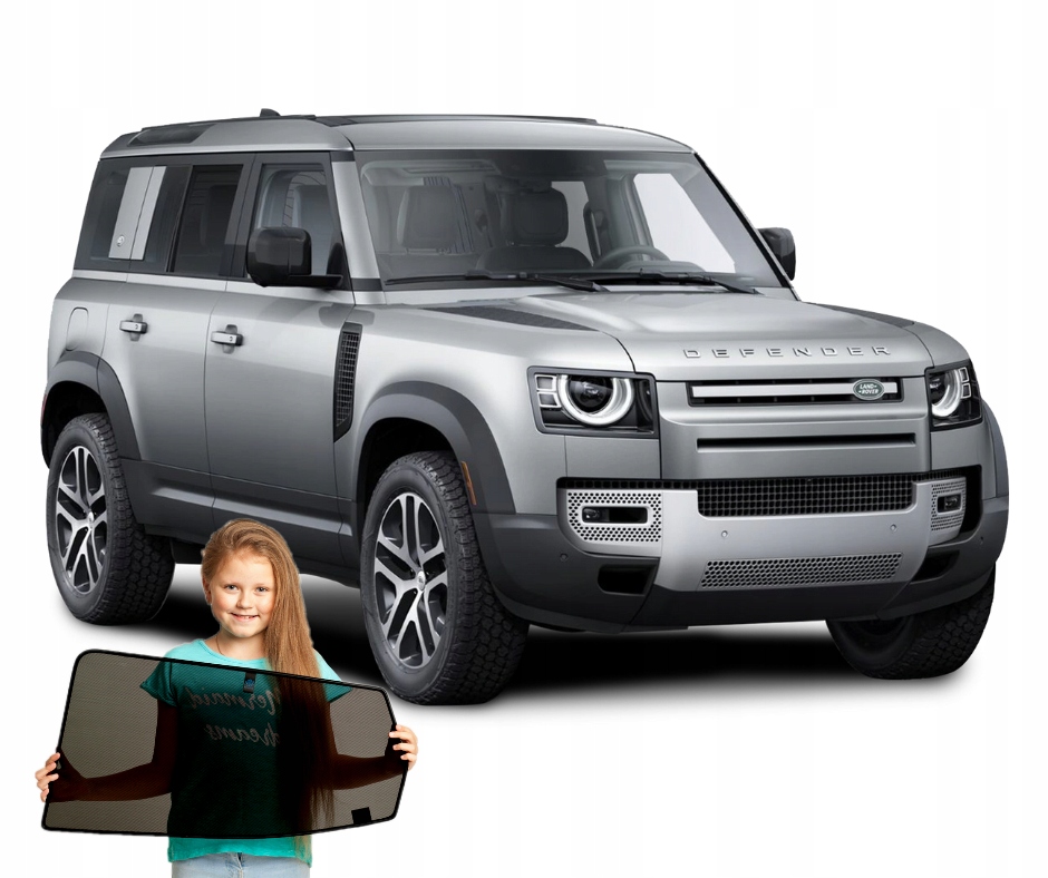 Sluneční clony určené pro Land Rover Defender 2 II