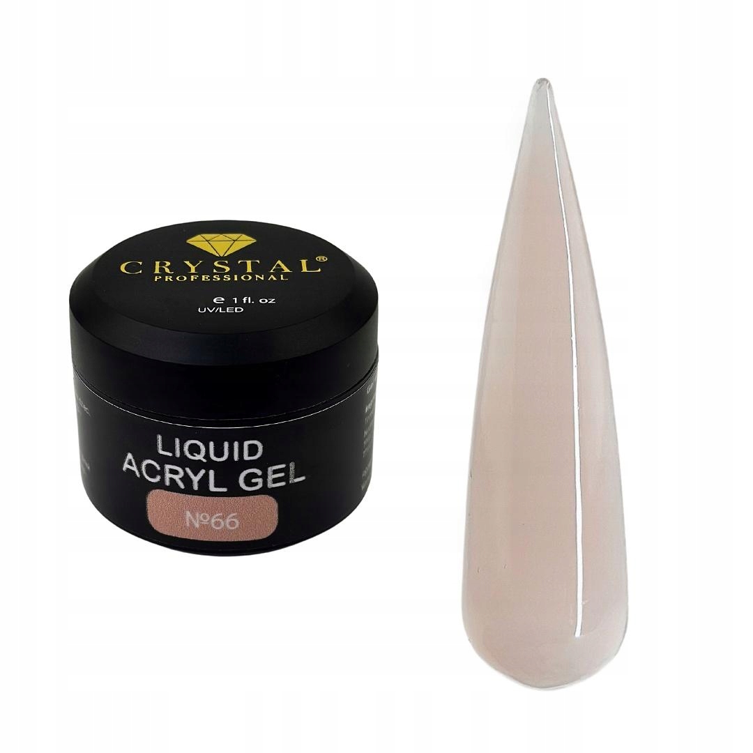 Liquid Acryl Gel #66 Crystal Professional Żel do wzmocnienia paznokci