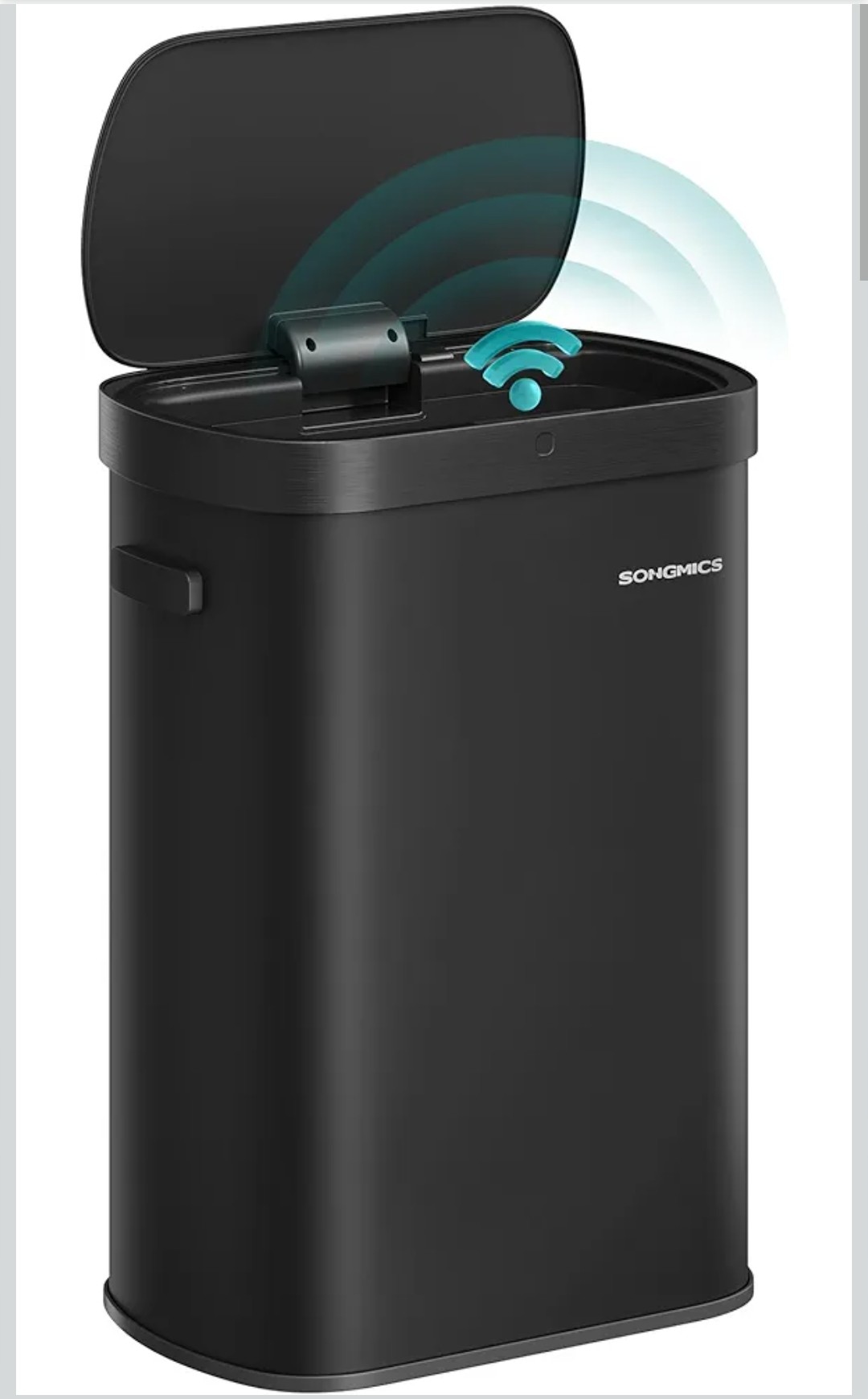 Kosz kuchenny z czujnikiem ruchu, songmics, 50L