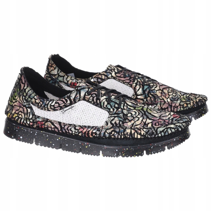 Dámské kožené polobotky Maciejka 06347-01/00-1 Černá kůže VEL.37