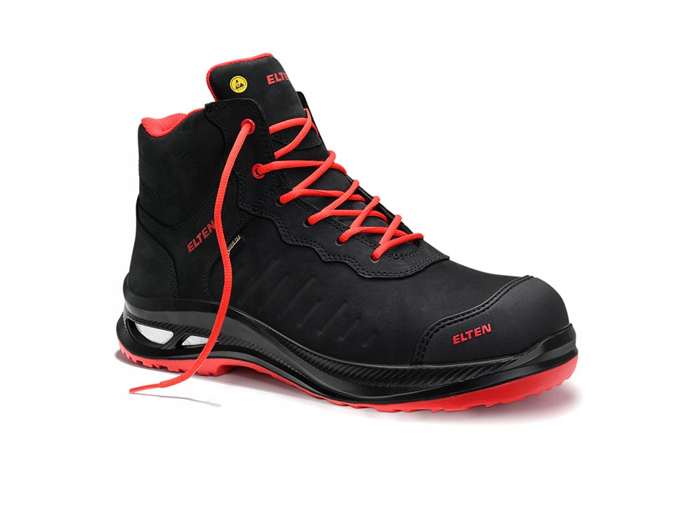 Ochranné boty Stewart Xxg Pro Gtx black-red Mid Esd S3 Hi CI