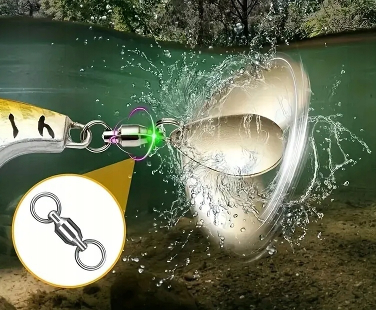 WIRUJĄCY OGONEK ZESTAW 5szt 10g RÓŻNE KOLORY PRZYNĘTA SPINNINGOWA+PUDEŁKO Marka bez marki