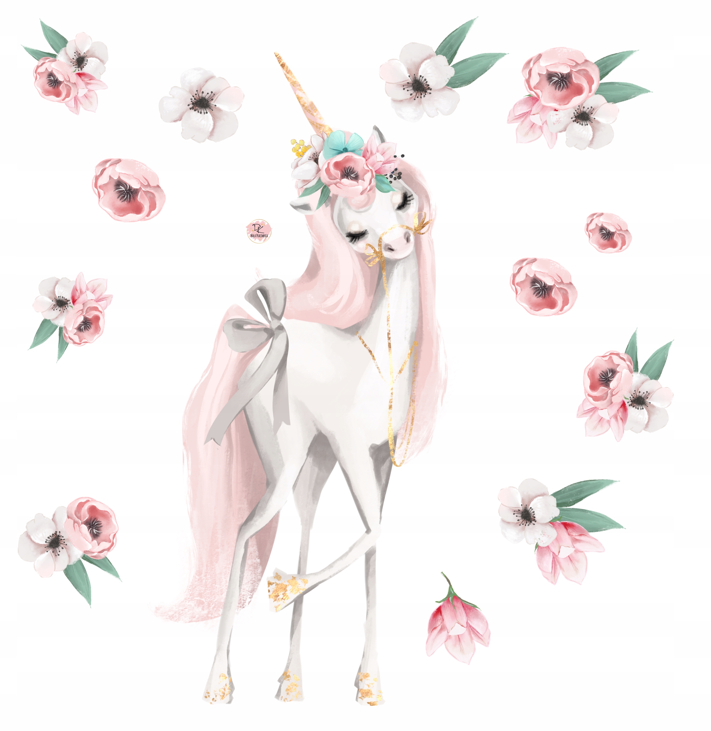 

Jednorożec,Unicorn - Naklejka dla dzieci