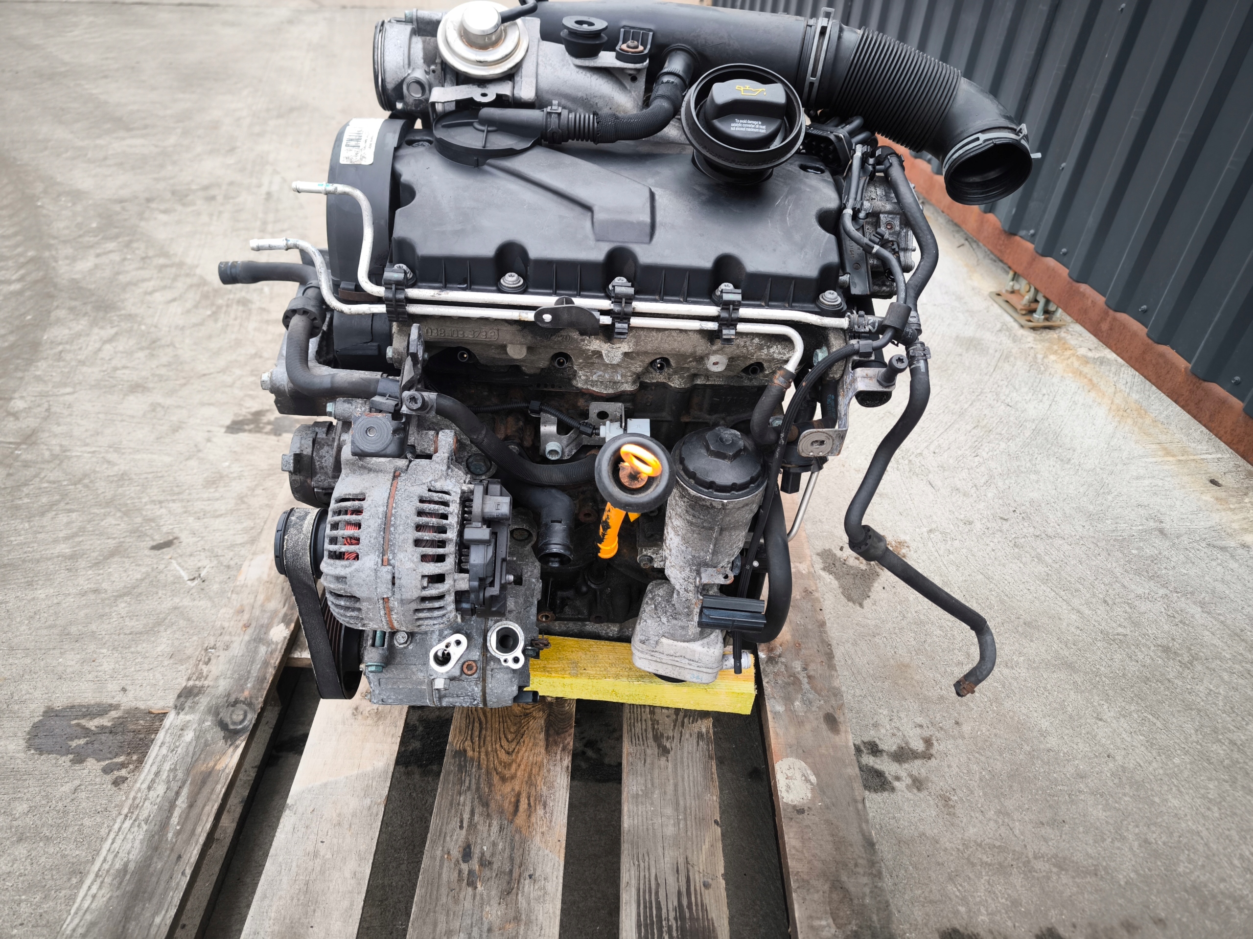 engine complete AUDI VW SEAT SKODA 1.9 TDI BKC *2* 144685 KM