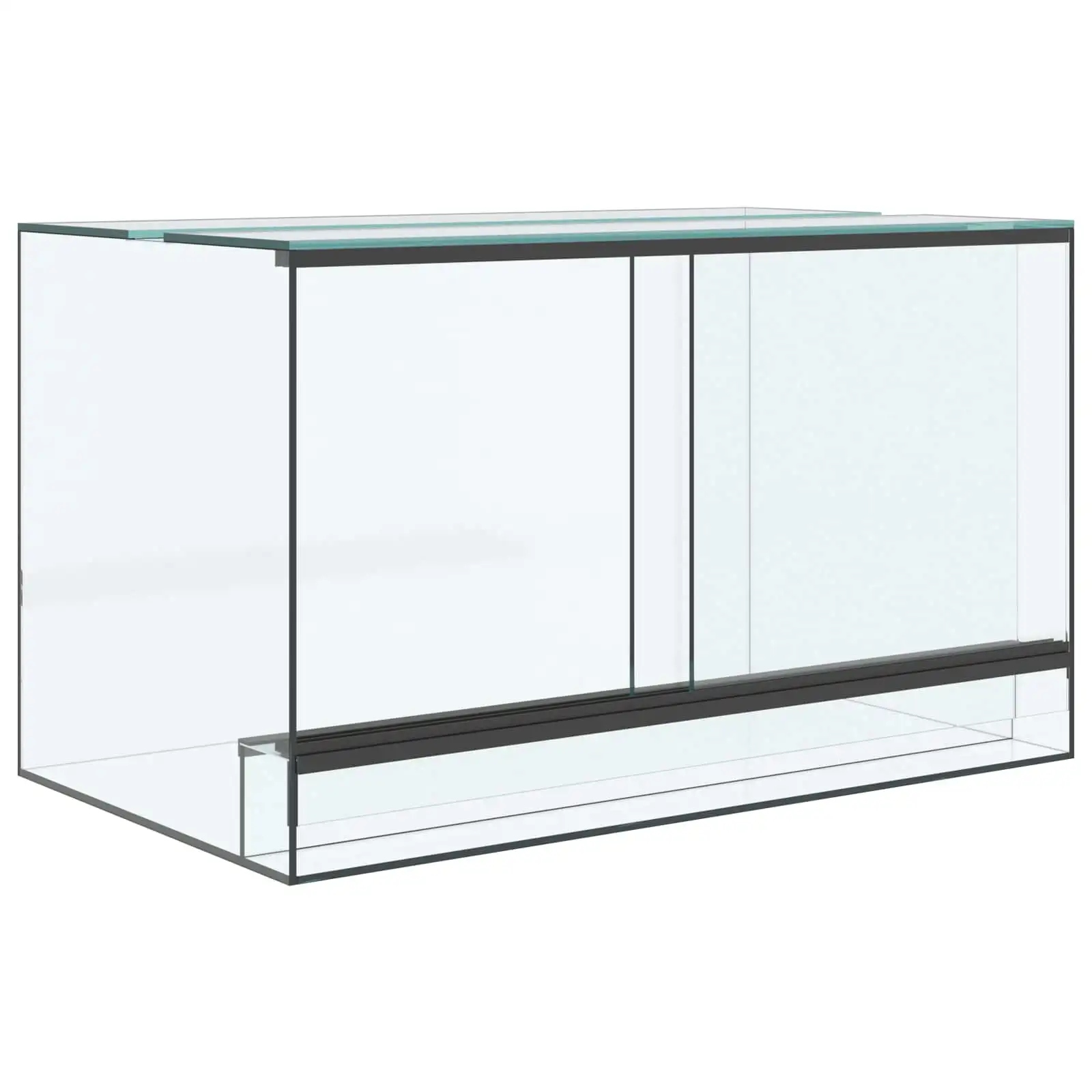 Levně Terárium s úložištěm Transparentní 50 x 30 x 30 cm Sklo