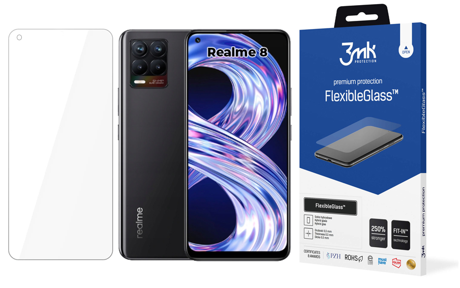 

3mk Szkło Hybrydowe FlexibleGlass do Realme 8
