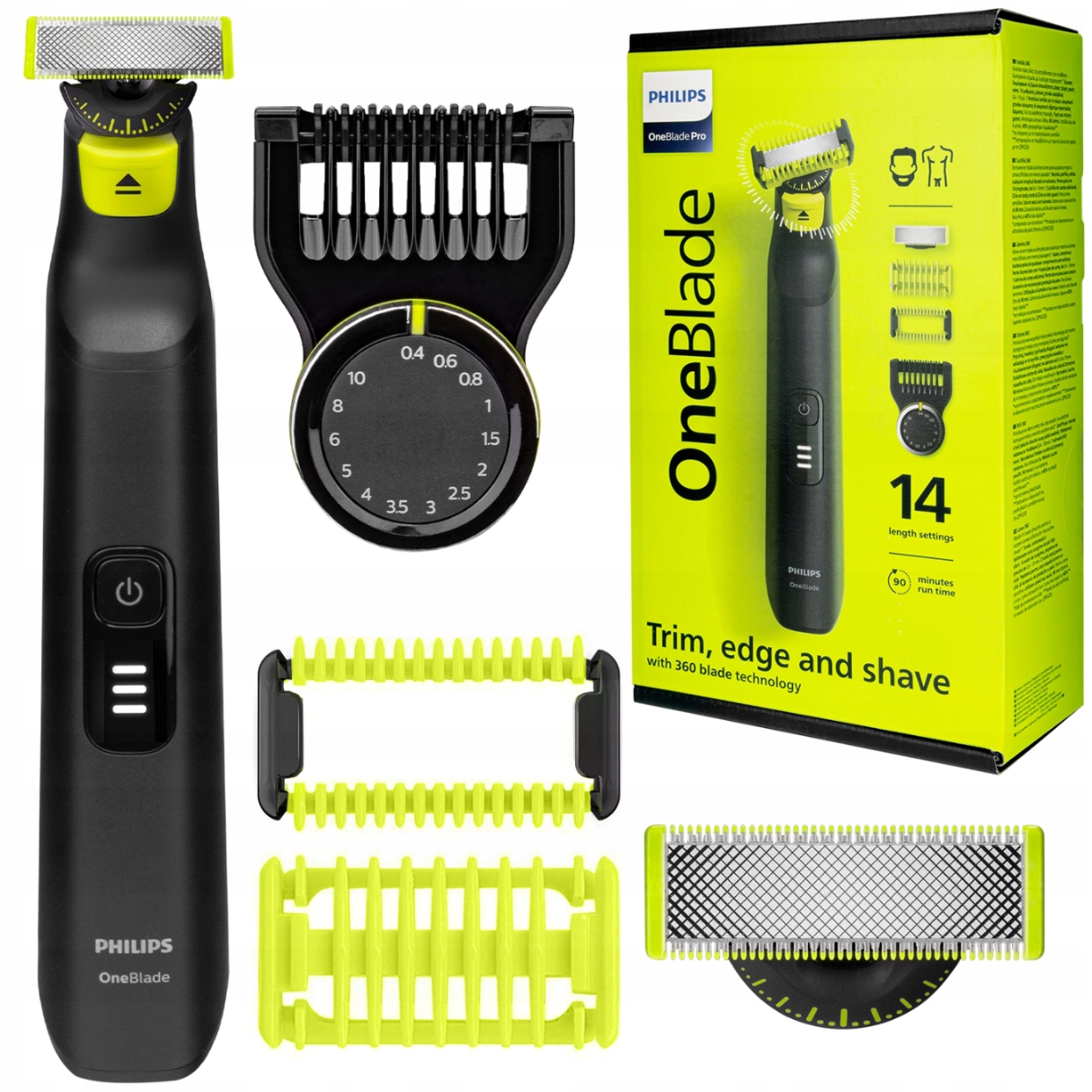 Holicí Strojek Philips Oneblade Pro 360 QP6542/15 Na Obličej A Tělo
