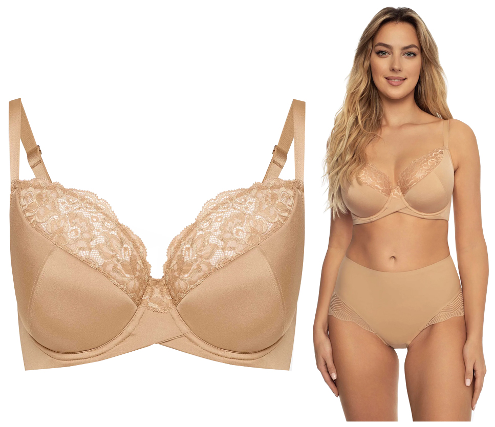 Henderson Biustonosz Stanik Półusztywniany Beżowy Allie 75 F