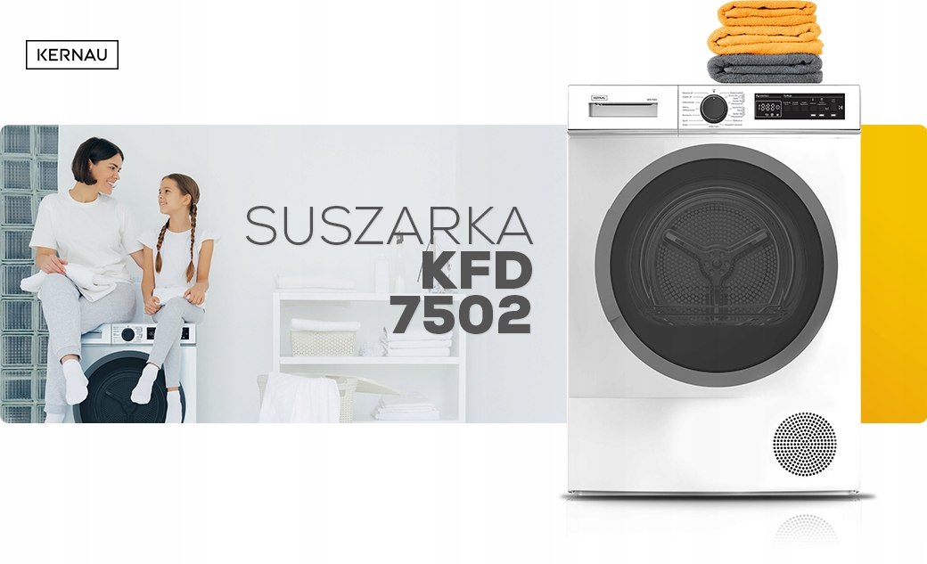 Suszarka do ubrań wolnostojąca KFD7502 7 KG Kod producenta KFD 7502